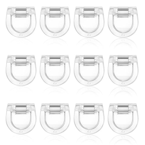 Gjinxi 12pcs Adjustable Pants Hem Clips Shortening Holders for Fabric Instant Hemming Jeans Leg Cuff Sleeves Quilting Clamps Shirts Trousers Dress Temporary Fix Alteration Clips No Slip Tightener