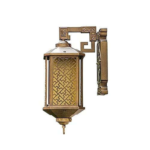 Applique murale jardin lanterne néoclassique haut de gamme pour villa