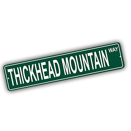 Brotherhood Aluminum Street Sign for Thickhead Mountain - Pennsylvania