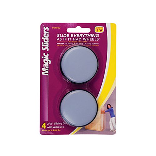 Magic curseurs autocollants ronds 20,3 cm patins de glissement meuble lourd