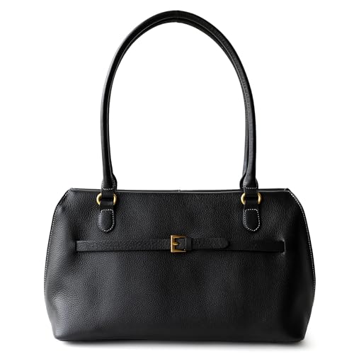 M-ioi-M Leather Shoulder Bag for Women