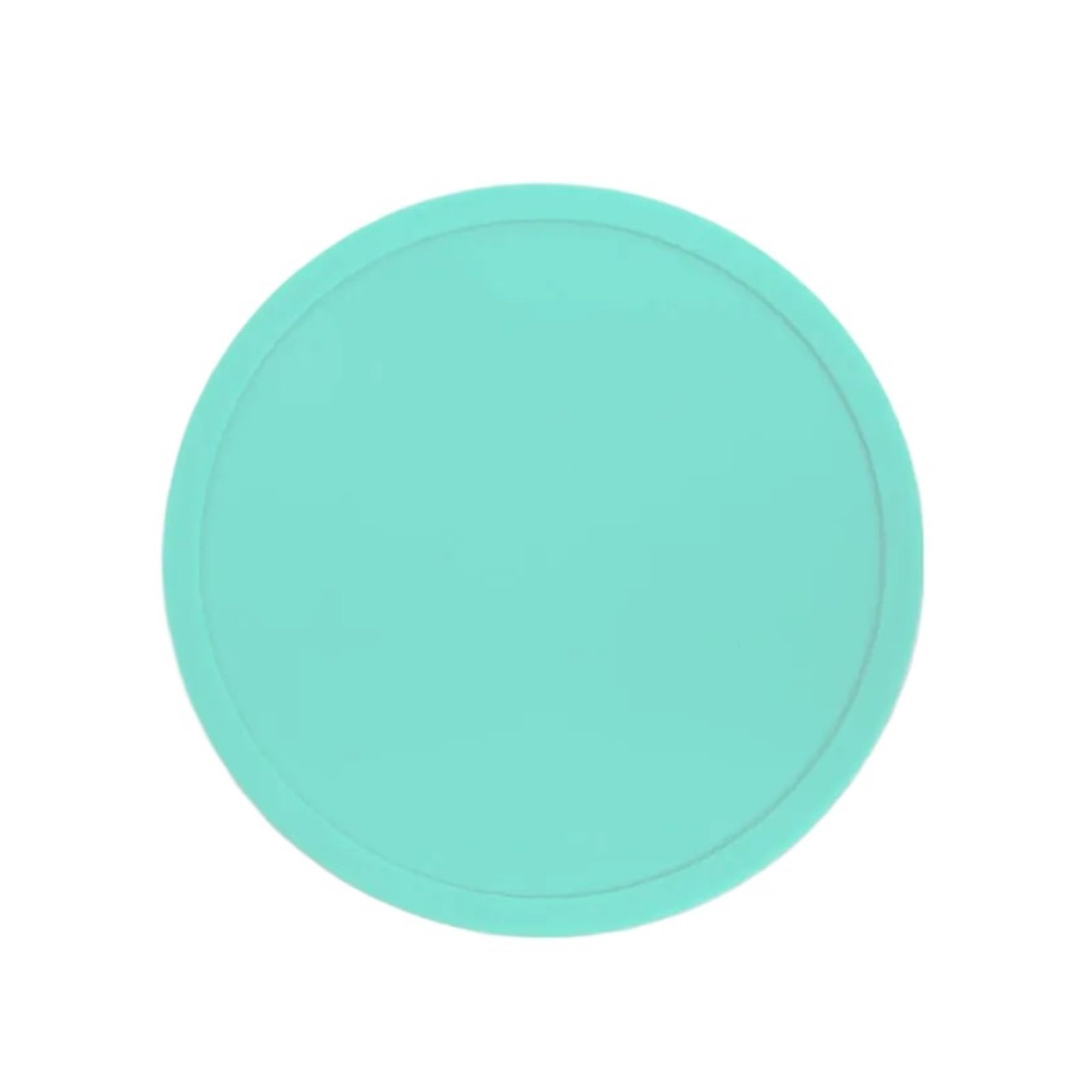 1pc 3.9 Inches Anti-slip Silicone Coasters Heat Resistant Tea Cup Mat Lots Drink Coffee Mug Glass Beverage Holder Pad Kitchen Tool(Aquamarine)