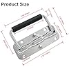 Litoexpe 2pcs Spring Loaded Handles 4.3 Inch, Silver Heavy Duty Handle ...