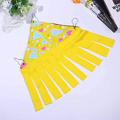 VILLCASE Rede de Papagaio Gaiola de PÃ¡ssaro Habitat de Rede RÃ©ptil DecoraÃ§Ã£o para Escalada Algod