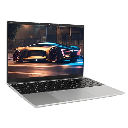 Generic PC Laptopa, Odblokowanie Odcisków Palców 15,6 Cala 2T 2T Wyprawy 4400 MAh Drums Wiele Portów z kamerą internetową do Gier (wtyczka UE 12GB+512GB)