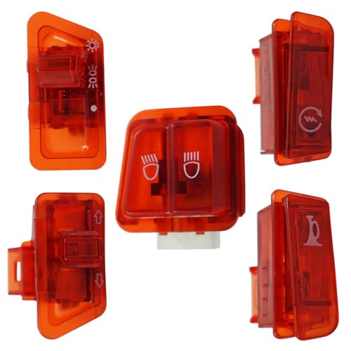 Scooters Motorcycle Switches Includes Headlight High Low Beam Turn Signals Dimming Horn Control for Easy Installation