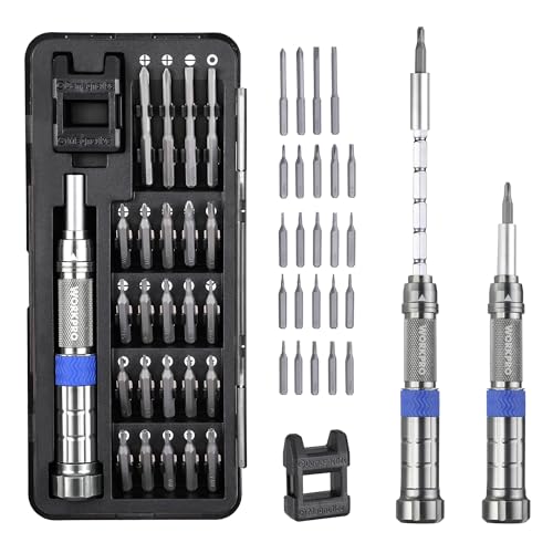 WORKPRO 24 in 1 Small Screwdriver Set with Extendable Pole, Magnetic Mini Repair Tool Kit for Phone, Computer, Watch, Laptop, Macbook, Ring Doorbell, Eyeglass, Electronic