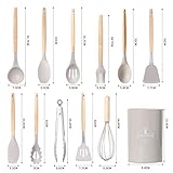 Zoom IMG-1 basvii set utensili cucina silicone