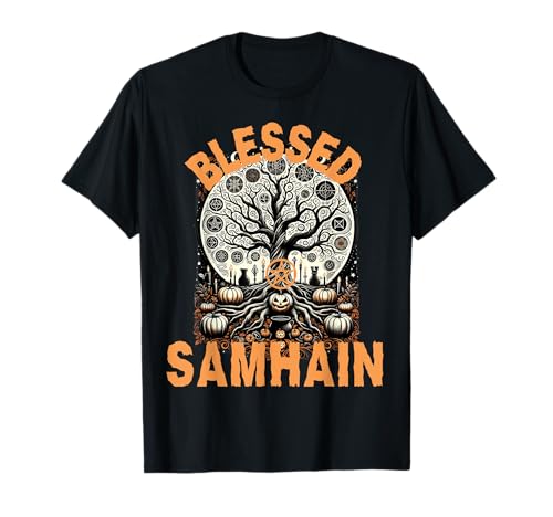 Blessed Samhain design for wicca practicers,pagans, wiccans T-Shirt