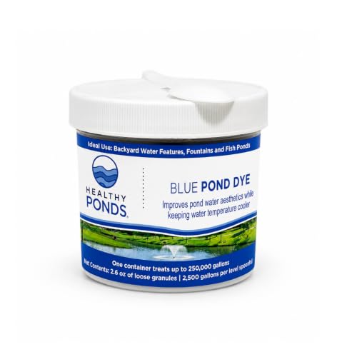 Healthy Ponds Natural Colorant and Dye for Water Blue 2.6 oz