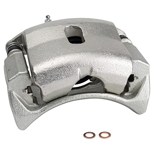 Image of TRQ Front Brake Caliper Set Brake Hose Compatible with 2001-2002 Acura MDX 1999-2004 Honda Odyssey