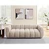 VANOMi 88 Oversized Boucle Sofa, Modern Upholstered Tufted Cloud Couch, Deep Seat Boucle Sofa,Cozy Modern 3 Seater Couch for Living Room, Bedroom, Apartment