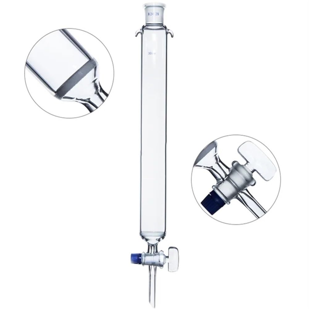 Attrezzature e forniture di laboratorio 1 pz Lab 24# Colonna cromatografica con nucleo di sabbia vetro bocca standard e 16 22 30 40 * 200 300 400mm