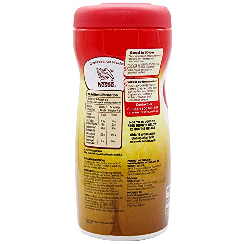 Image of Nestle Coffee Mate Original Coffee Creamer, 14.11 Oz, 400 G (Pack of 2)