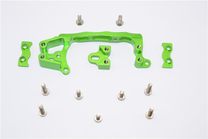 Axial SCX10 II Upgrade Parts (AX90046, AX90047, AXI90075) Aluminum Servo Mount - 1 Set Green