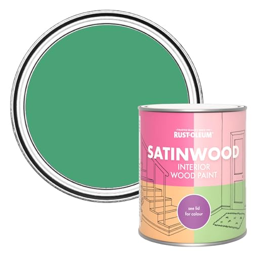 Rust-Oleum Green Satinwood Interior Wood Paint - Emerald 750ml