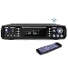Pyle 4-Channel Bluetooth Home Power Amplifier - 2000 Watt Audio Stereo Receiver w/ Speaker Selector, AM FM Radio, USB/ SD Card Reader, Karaoke Microphone Input - Home Entertainment System