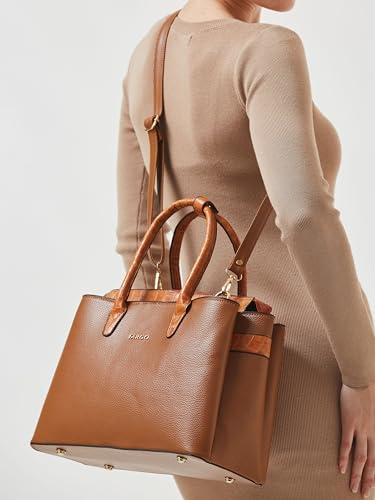 Image of Fargo Roam Handbag for Women | Vegan Leather with 15-Inch Laptop Compartment, RFID Pocket, Smooth Zip & Premium Look | Stylish Office, College & Travel Bag | Made in India