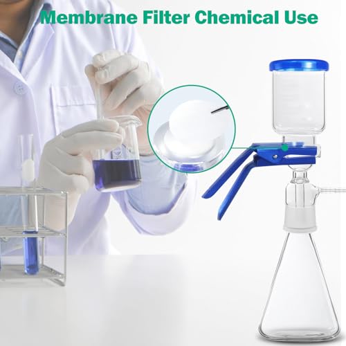 Image of Xin Tester 100 Pieces Nylon Disc Membrane Filters, 50 mm Diameter, 10m Pore Size