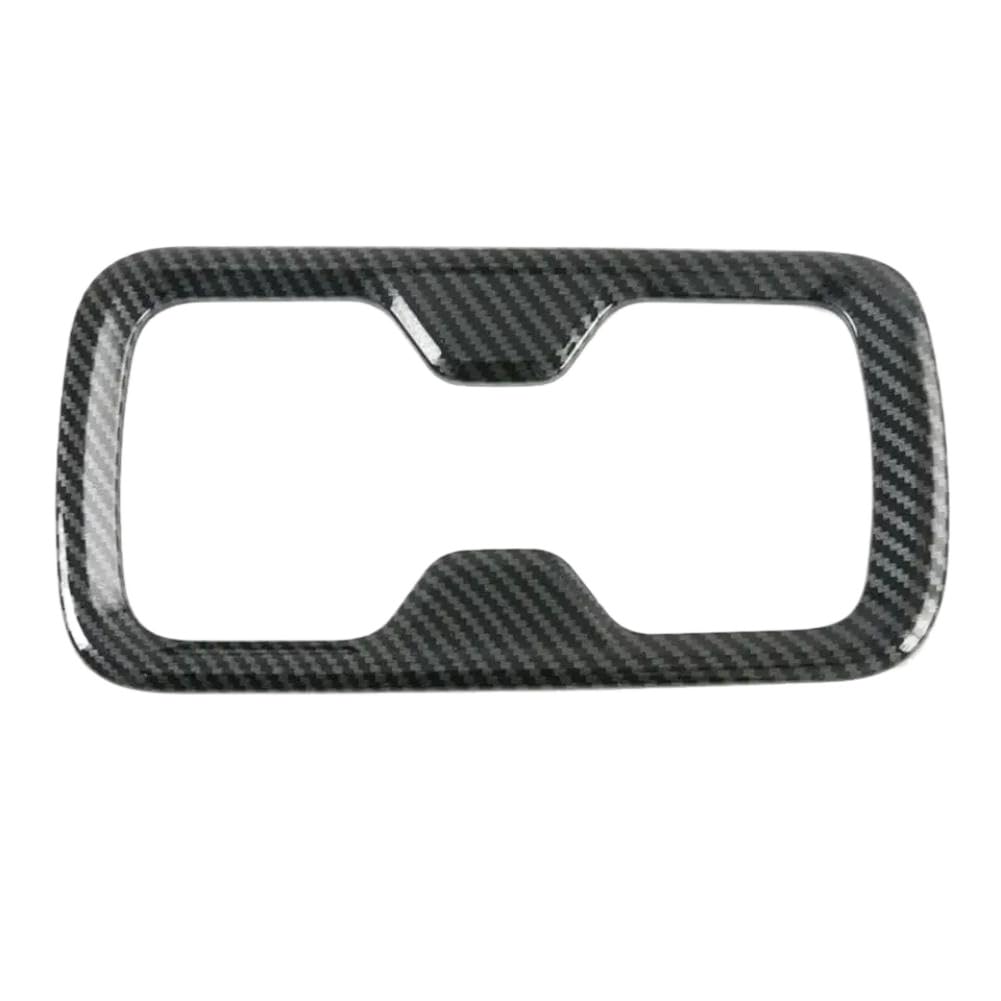 Decorazione del telaio della tazza anteriore in carbonio nero in plastica ABS rivestimento interno del portabicchieri compatibile con Navara NP300 2015 2021