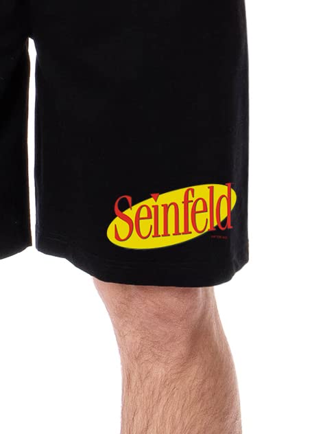 Seinfeld Mens' TV Show Series Classic Logo Icon Sleep Pajama Shorts2