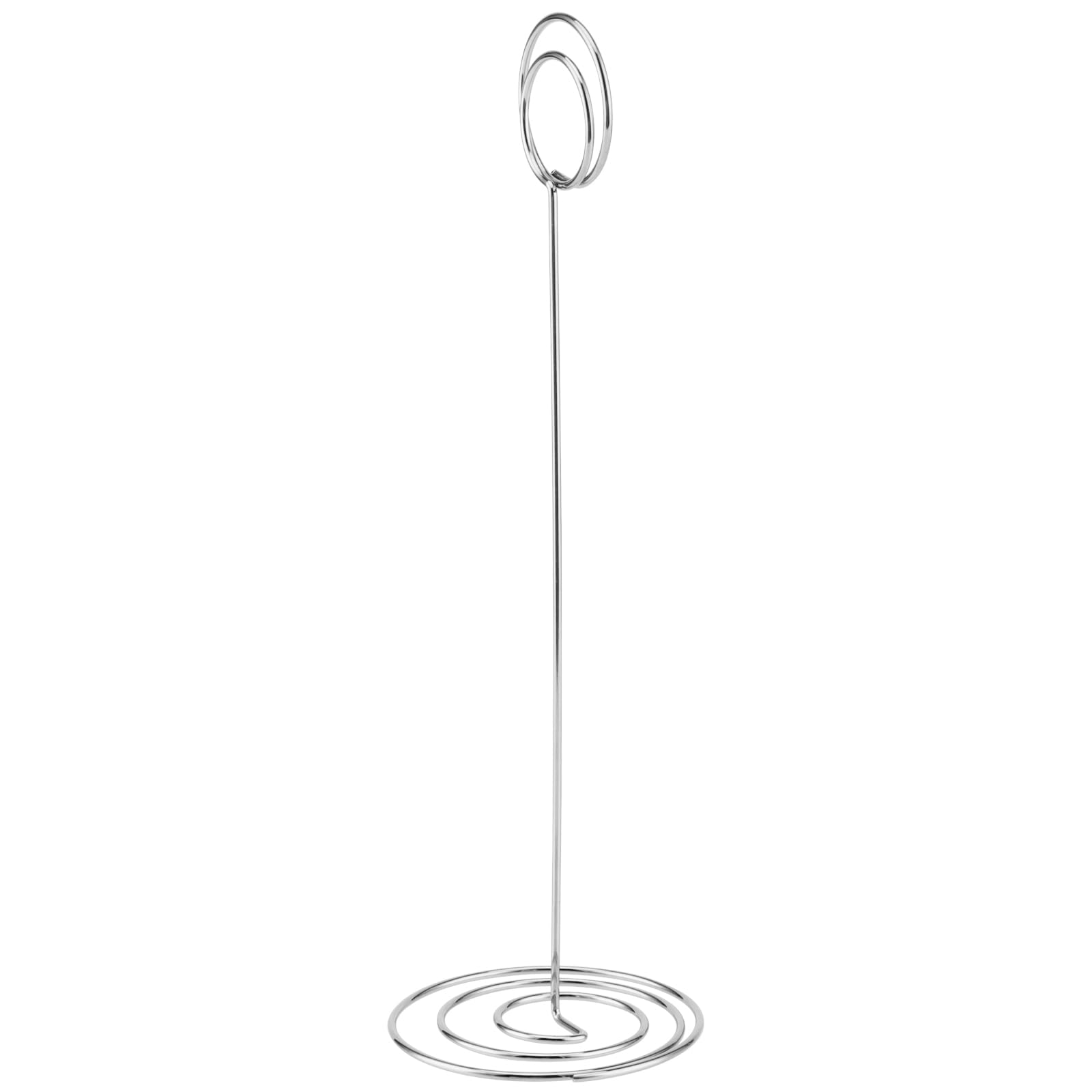 20 soportes para números de mesa de 220 mm de alto, soportes plateados para números de mesa de boda, soportes para tarjetas de lugar para bodas, restaurantes, oficinas