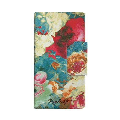 ROYAL PARTY（ロイヤルパーティー） / VINTAGE FLOWER 1 【スマートフォン専用手帳型ケース】[AB-0072-MLTI-A]