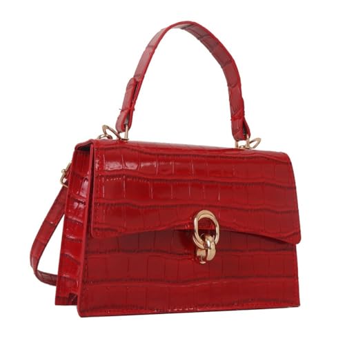 Sac à main tendance en crocodile pour femme active en milieu urbain