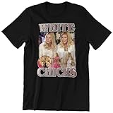 Zatanna Style 90s Vintage Movie Collage for W.h.i.t.e C.h.i.c.k.s Shirt Multicolor