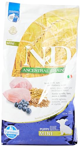 Produktbild von Farmina N&D Ancestral Grain Dog Lamb & Blueberry Puppy Mini - 7 kg
