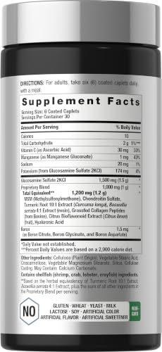 Horbäach Glucosamine Chondroitin Plus MSM & Turmeric