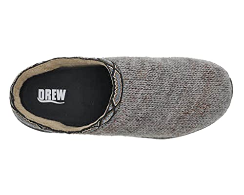 Drew Men's Relax Non-Slip Fabric Sweater Knit Slippers with Support4