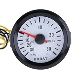 DriSentri Turbo Boost Gauge Meter with Sensor for Car Boat Truck ATV
