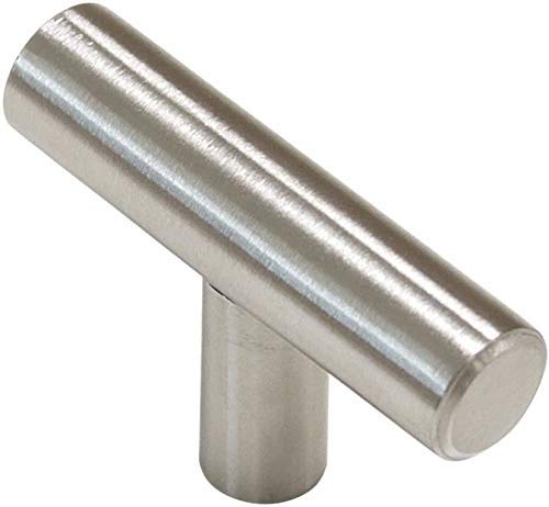 Homdiy Cabinet Knobs Brushed Nickel Drawer Knobs - Hd201Sn 50Pack Metal Cabinet Door Knobs Single Hole T Cabinet Knobs #TOP6