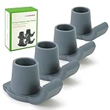 4 Pack Walker Skis Glides – Universal Sliders for Folding Walkers, Ideal Mobility Walker Accessories for Seniors