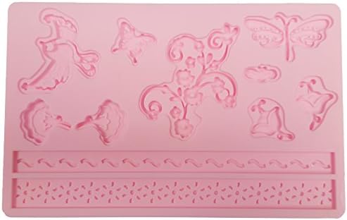 Modern Everyday Fondant and Gum Paste Silicone Mold - Spring