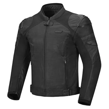 motorcycle perforated leather jacket