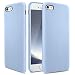iPhone 6s Case, OCYCLONE [Ultra-Thin Series] Liquid Silicone iPhone 6 6s Case Rubber Shockproof with Soft Microfiber Cloth Cushion Blue Slim Fit for Apple iPhone 6 6s Protective Case - Light Blue