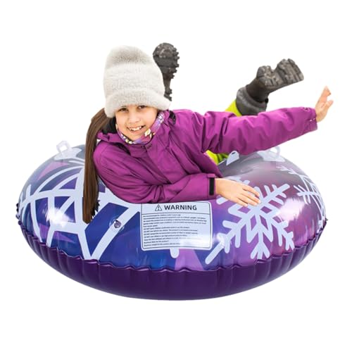 Tubes à neige pour adultes et luge gonflable robuste pour jeux d'extérieur en hiver