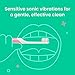 Quip Sonic Toothbrush for Kids - Timed Electric Toothbrush with Small Replaceable Brush Head - Soft Bristles, Rubber Handle, 3 Month Battery Life - Travel Toothbrush - Pink