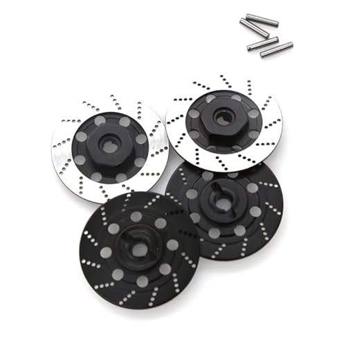 RC�������i Compatible With Tamiya For TT01 For TT02 For HPI For HSP 94123 1/10 RC�I�����[�h�J�[�p�[�c 12mm�z�C�[���Z�p�n�u�R�l�N�^ �u���[�L�f�B�X�N(Black)