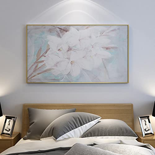 Tableau abstrait pour sublimer un mur vide avec style moderne rétro - 5