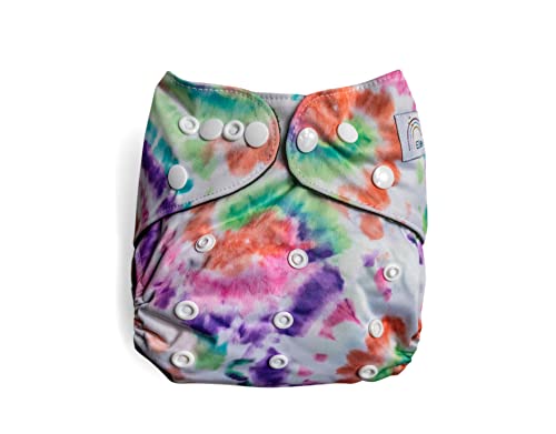 Elle Belle Baby 3 Stain Resistant -Charcoal Bamboo Pocket Diapers & 6 Charcoal Bamboo Inserts (Pretty In Pink) One Size #TOP3