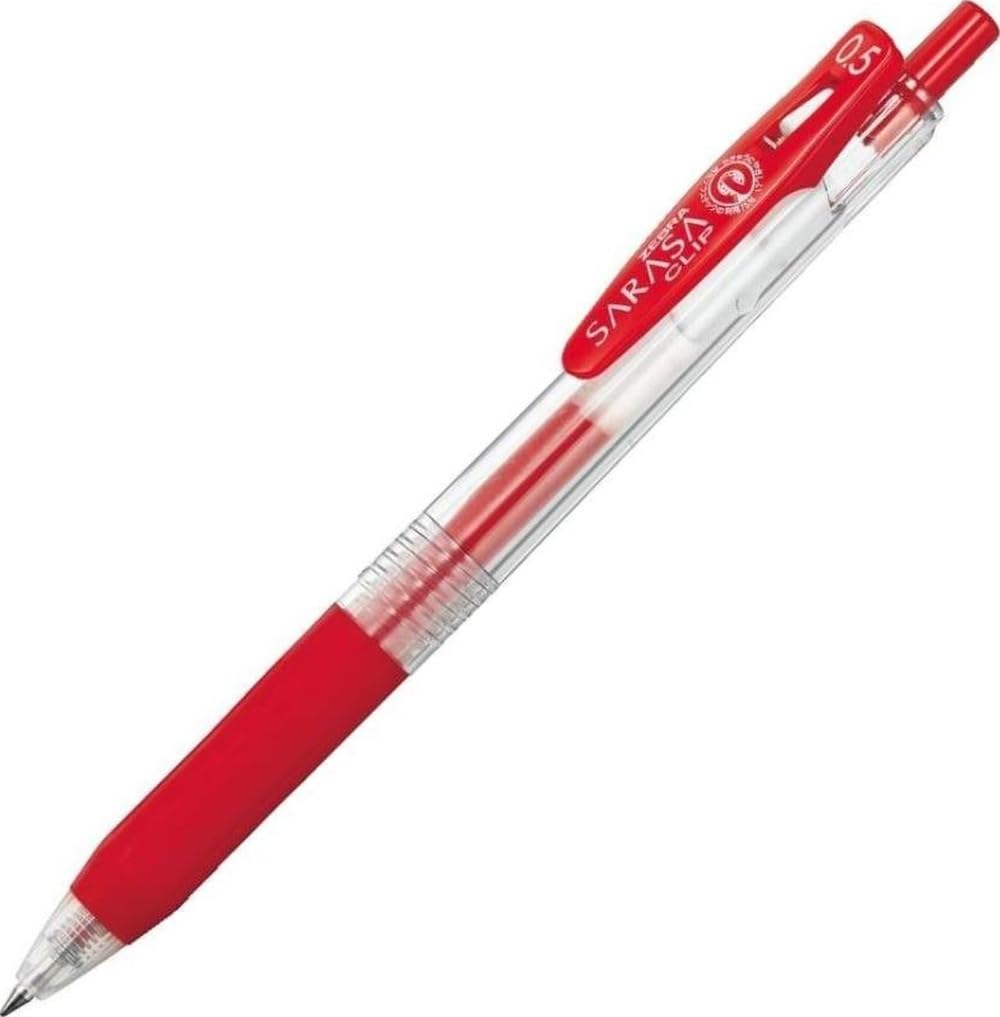 Amazon | ゼブラ ジェルボールペン サラサクリップ 0.5mm 赤 P-JJ15-R