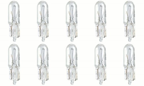 CEC Industries #2722 Bulbs, 12 V, 2.04 W, W2x4.6d Base, T-1.5 shape (Box of 10)
