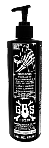 Grave before shave Beard wash 16 oz. Pump-top - Image 3