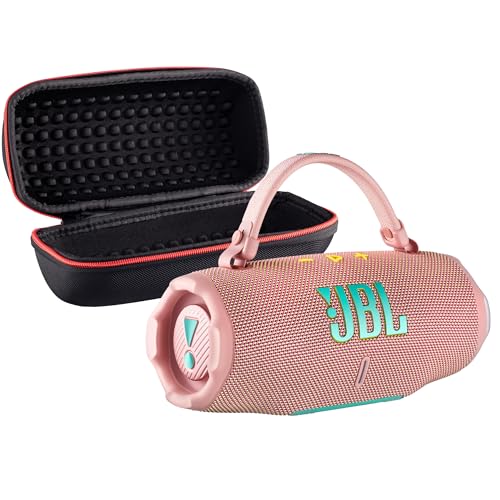 Image of JBL Charge 6 Portable Bluetooth Speaker (Pink) | IP68 Waterproof, DustProof, and DropProof, Outdoor Wireless Audio |28Hrs Playtime + Travel Case Bundle