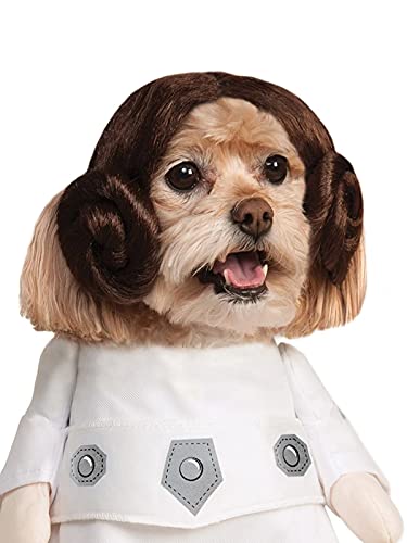 Rubie‘s Star Wars Prinzessin Leia Hundekostüm, Lang, Hals bis Schwanz 22“, Brust 23“ Karneval