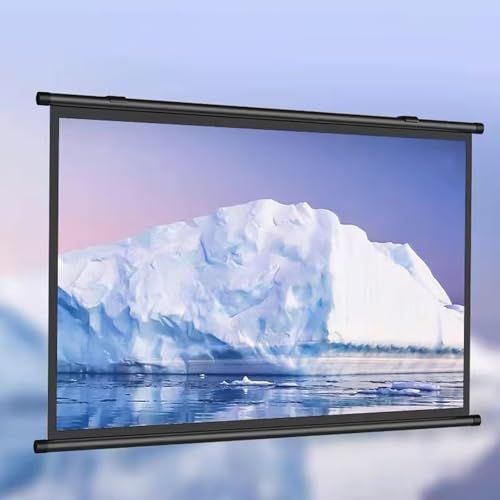 Pantalla de proyección retráctil 72" (16:9) liviana y montable miniatura 6