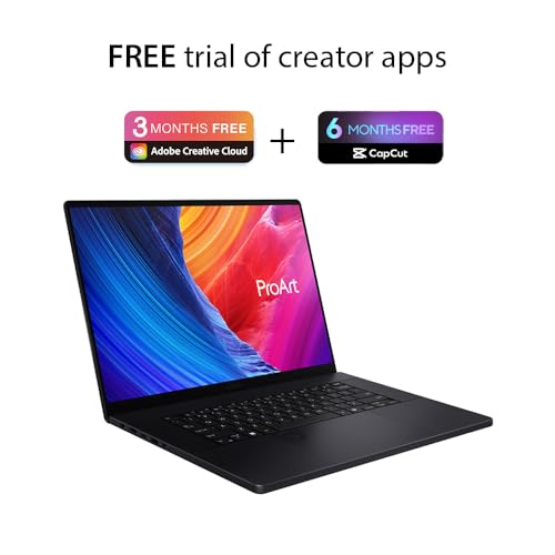 ASUS ProArt 16 OLED H7606WP Laptop | 16.0” 3K OLED Touchscreen | CoPilot+ PC | AMD Ryzen AI 9 HX 370 | NVIDIA GeForce RTX 5070 | 64GB RAM | 2TB PCIe SSD | Backlit Keyboard | Windows 11 - Image 3